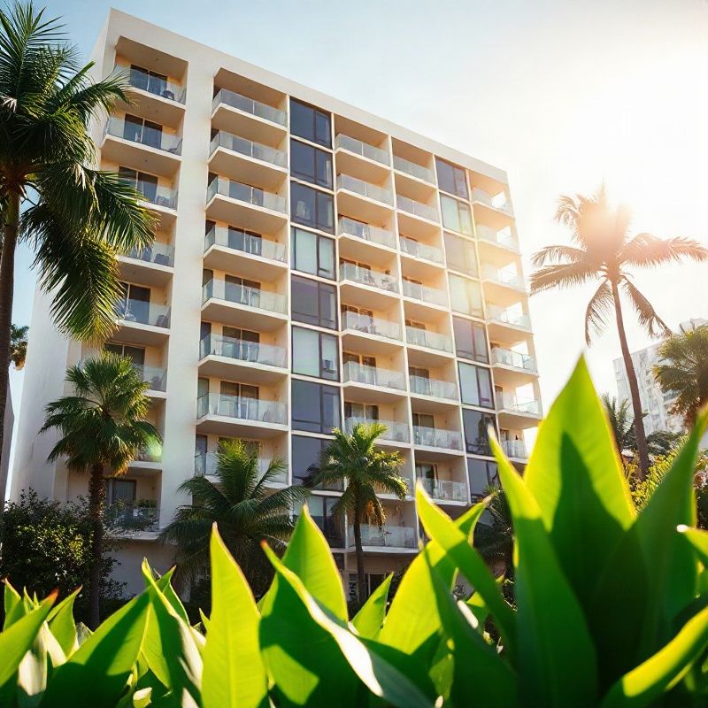 Fachada de edifício residencial de alto padrão em Ipanema